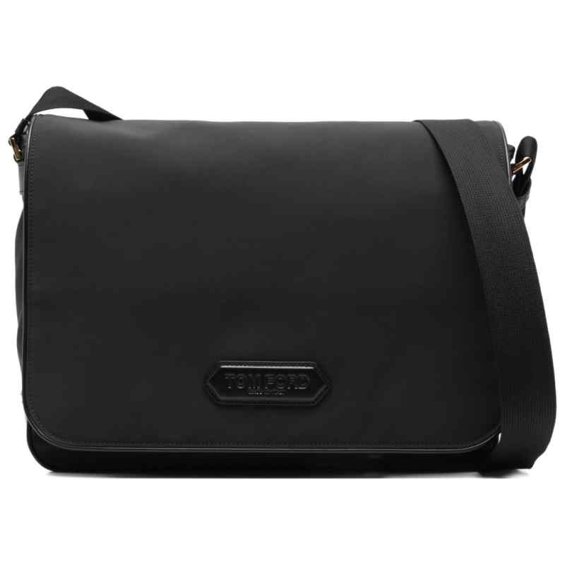 Tom Ford leather-trimmed nylon messenger bag, theFeinheit