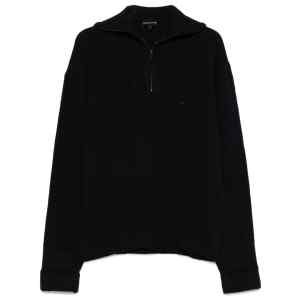 Emporio Armani Half-zip wool sweater