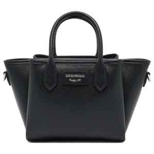 Emporio Armani Small shopper with palmellato finish