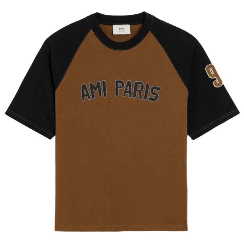 Ami Paris T-shirts and Polos Brown Ami Paris T-shirts and Polos Brown, theFeinheit
