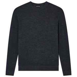 Emporio Armani Virgin wool sweater with raised jacquard pattern