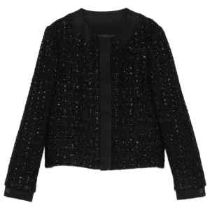 Emporio Armani Button-detail tweed jacket