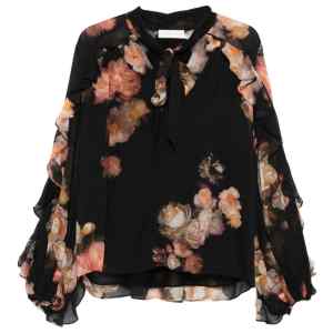Zimmermann Hypnotic Printed Blouse