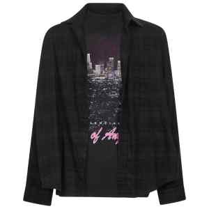 Balenciaga Layered cotton shirt