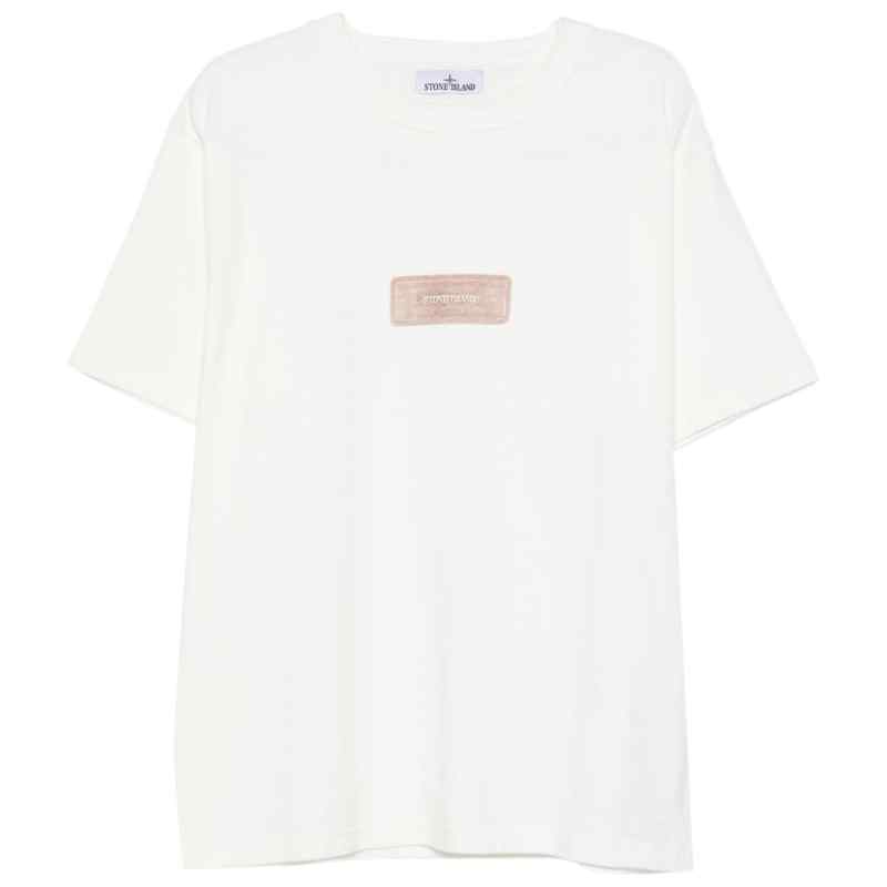 Stone Island T-shirts and Polos White, theFeinheit