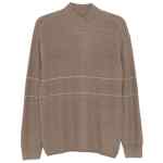 Emporio Armani High-neck striped sweater