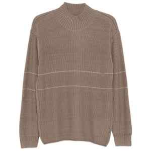 Emporio Armani High-neck striped sweater