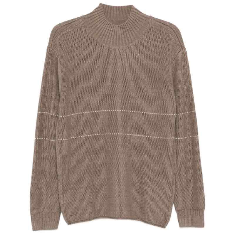 Emporio Armani High-neck striped sweater, theFeinheit