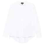 Emporio Armani Button-front curved-hem shirt