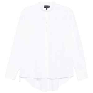 Emporio Armani Button-front curved-hem shirt