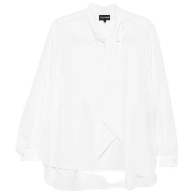 Emporio Armani Neck-tie blouse, theFeinheit