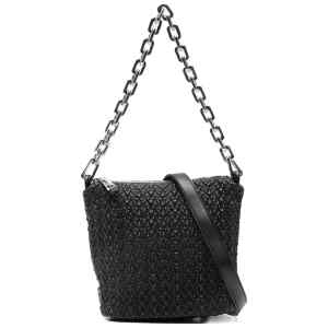 Emporio Armani Small Hobo Bag in Embossed Leather