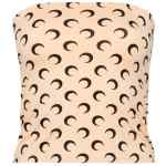 Marine Serre Moon Print Bandeau Top