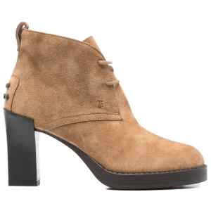 Tod's Suede lace-up ankle boots
