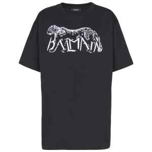 Balmain Leopard print T-shirt
