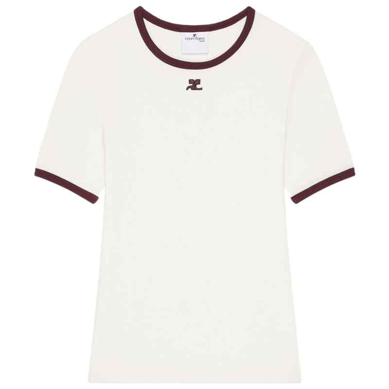 Courreges T-shirts and Polos White, theFeinheit