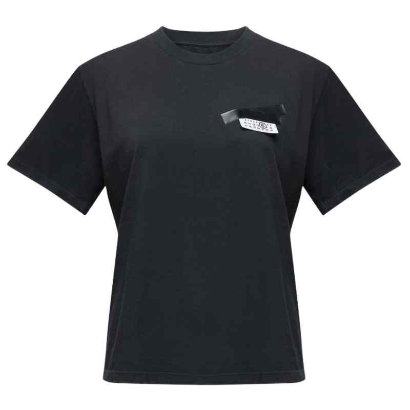 MM6 Maison Margiela T-shirts and Polos Black, theFeinheit