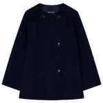 Emporio Armani Double-breasted wool and cashmere pea coat