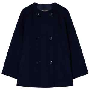 Emporio Armani Double-breasted wool and cashmere pea coat