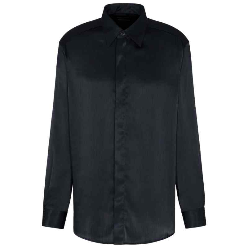 Emporio Armani Satin-stripe shirt, theFeinheit