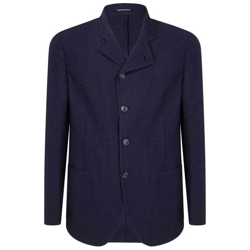 Emporio Armani Textured wool jacket, theFeinheit