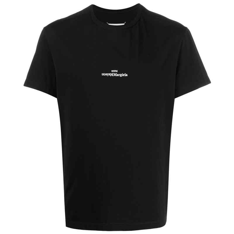 Maison Margiela Distorted-logo cotton T-shirt, theFeinheit