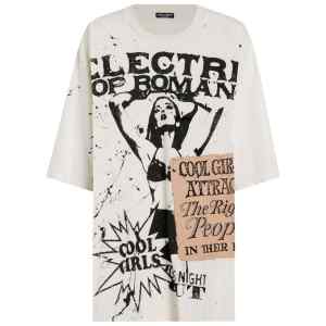 Dolce & Gabbana Oversized jersey T-shirt with print