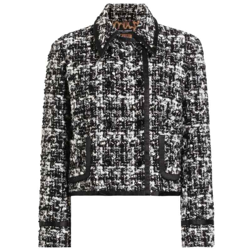 Dolce & Gabbana Double-breasted jacket in wool blend check, theFeinheit