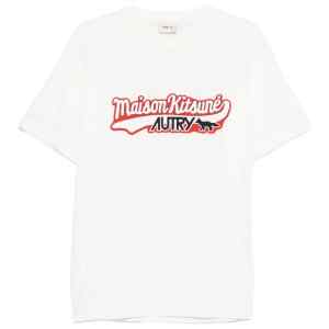 AUTRY X MAISON KITSUNE T-shirts and Polos White