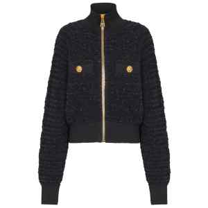 Balmain Tweed bomber jacket