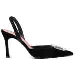 Amina Muaddi With Heel Black