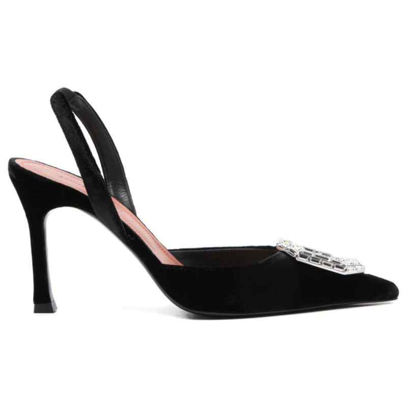 Amina Muaddi With Heel Black, theFeinheit