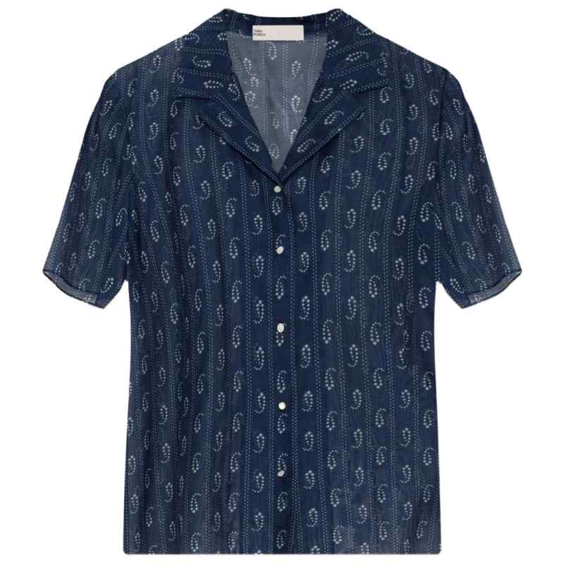 Tory Burch Shirts Blue, theFeinheit