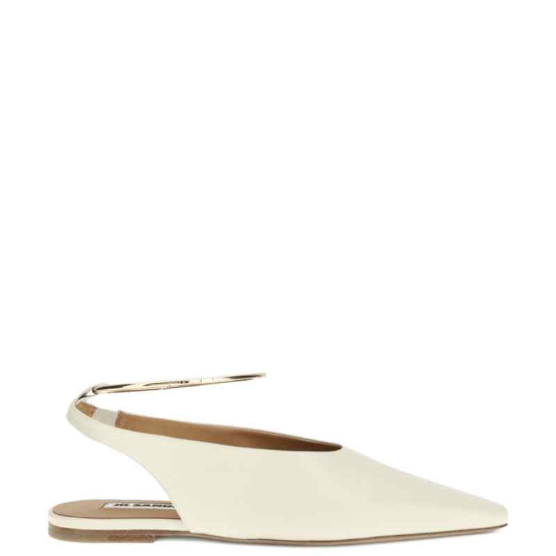 Jil Sander Flat shoes White, theFeinheit