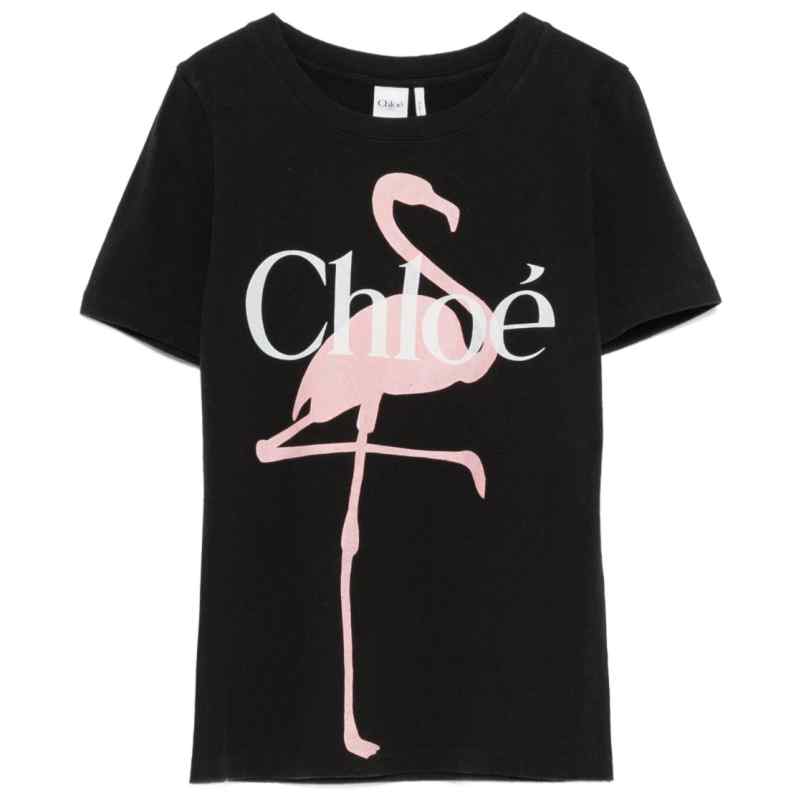 Chlo&eacute; Chlo&egrave; T-shirts and Polos Black, theFeinheit