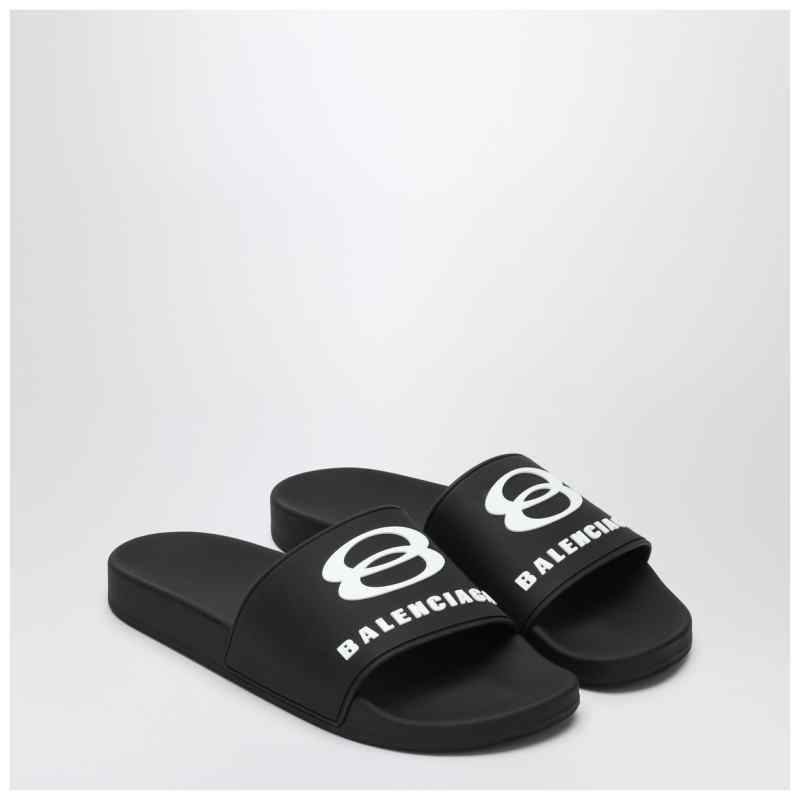 Balenciaga Rubber slide sandals for the pool, theFeinheit