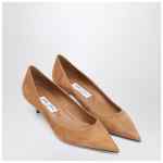 Jimmy Choo Décolleté Amelia in suede color Toffee