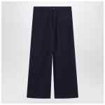 Acne Studios Navy blue satin trousers