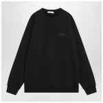 Givenchy Black crew neck cotton sweatshirt
