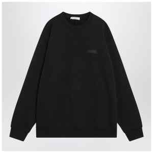 Givenchy Black crew neck cotton sweatshirt