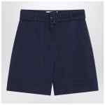 Weekend Max Mara Bermuda blue in cotton and linen