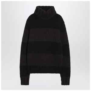 Dolce&Gabbana Striped wool-blend turtleneck sweater