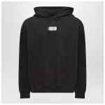 MM6 Maison Margiela Black Numeric cotton hoodie