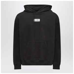 MM6 Maison Margiela Black Numeric cotton hoodie