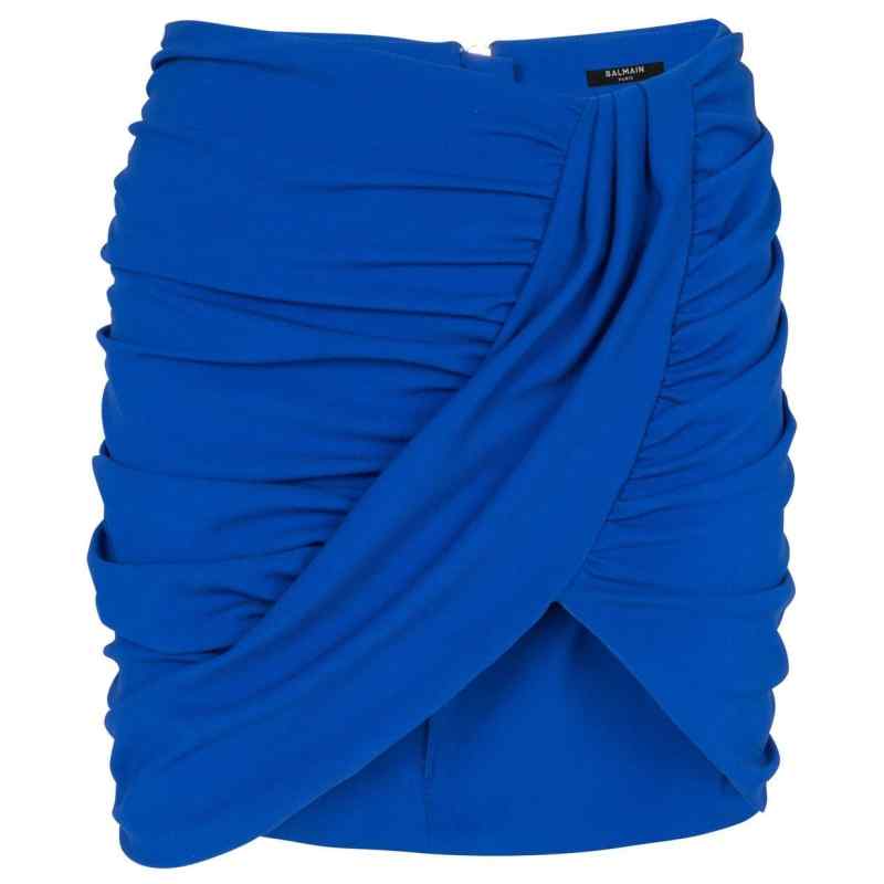 Balmain Ruched mini skirt