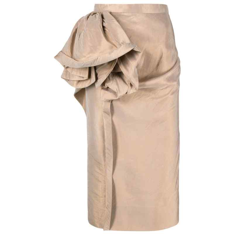 110062966-33s-maisonmargielapre-s51me0005s60450123 Maison Margiela Midi skirt with ruffles