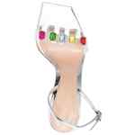 Gianvito Rossi Ribbon Candy 105mm crystal-embellished sandals