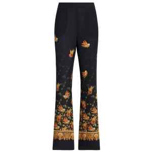 Etro Straight trousers with paisley print