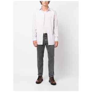 Etro Striped shirt with embroidery