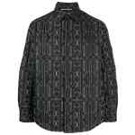 Palm Angels Monogram quilted overshirt